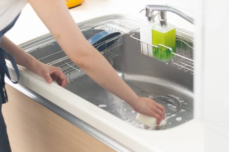 見落とされやすい箇所も徹底して洗浄